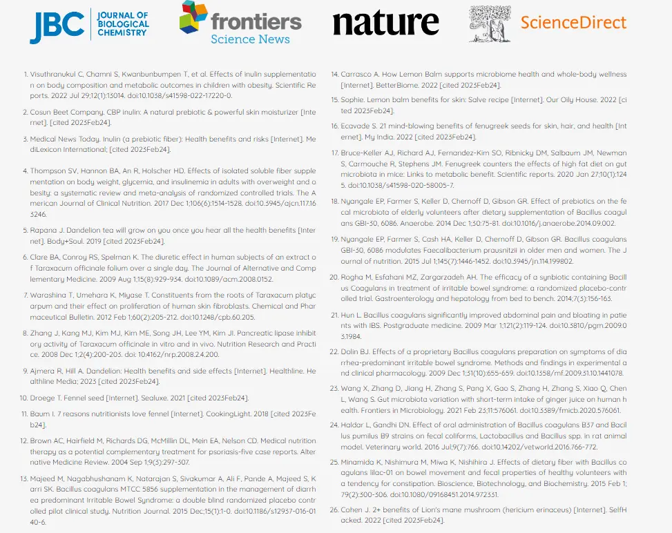 Neotonics Scientific References